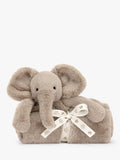 Jellycat Smudge Elephant Blankie in grey, UK version