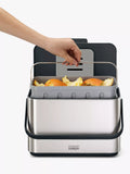 Joseph Joseph stainless steel food waste caddy 4L, UK version