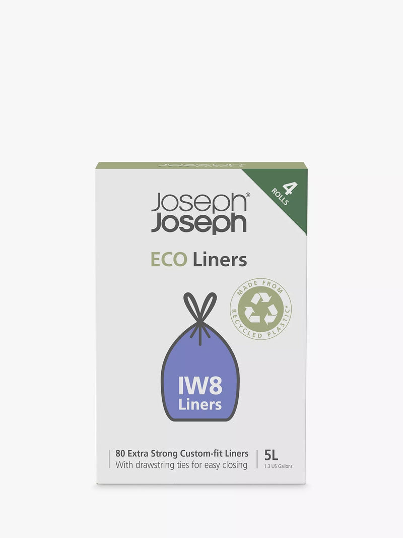 Joseph Joseph eco bin liners 5L pack of 80 (British brand)