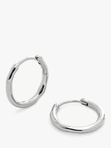 John Lewis Monica Vinader MV Siren Muse Small Hoop Earrings Silver- Buy online at McGrocer