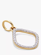 John Lewis Monica Vinader 14ct Gold Lab Grown Diamond Riva Kite Pendant- Buy online at McGrocer