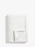 John Lewis Super Soft Throw - White