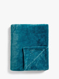 John Lewis Super Soft Throw - Fjord
