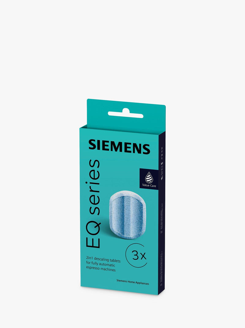 Siemens coffee machine descaling tablets pack of 3 (British brand)
