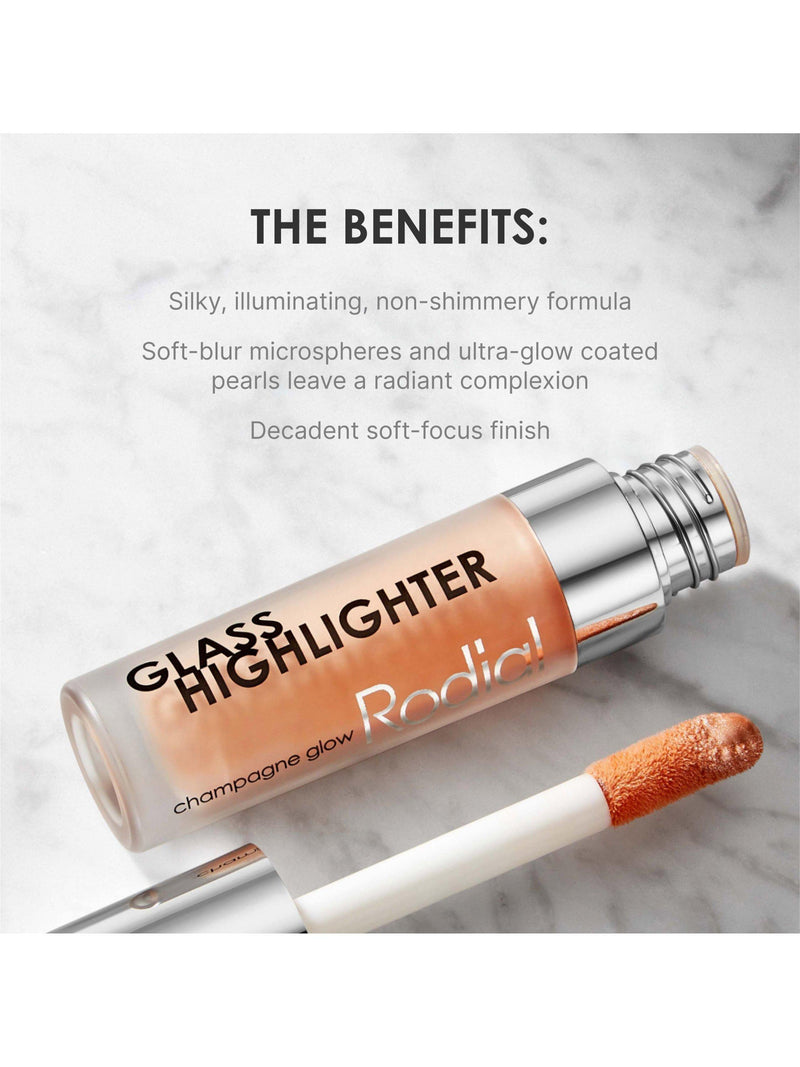 Rodial Glass Highlighter Champagne Glow liquid 4.5ml (British brand)