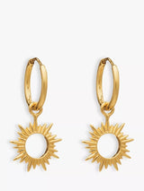 John Lewis Rachel Jackson London Eternal Sun Mini Hoop Earrings- Buy online at McGrocer