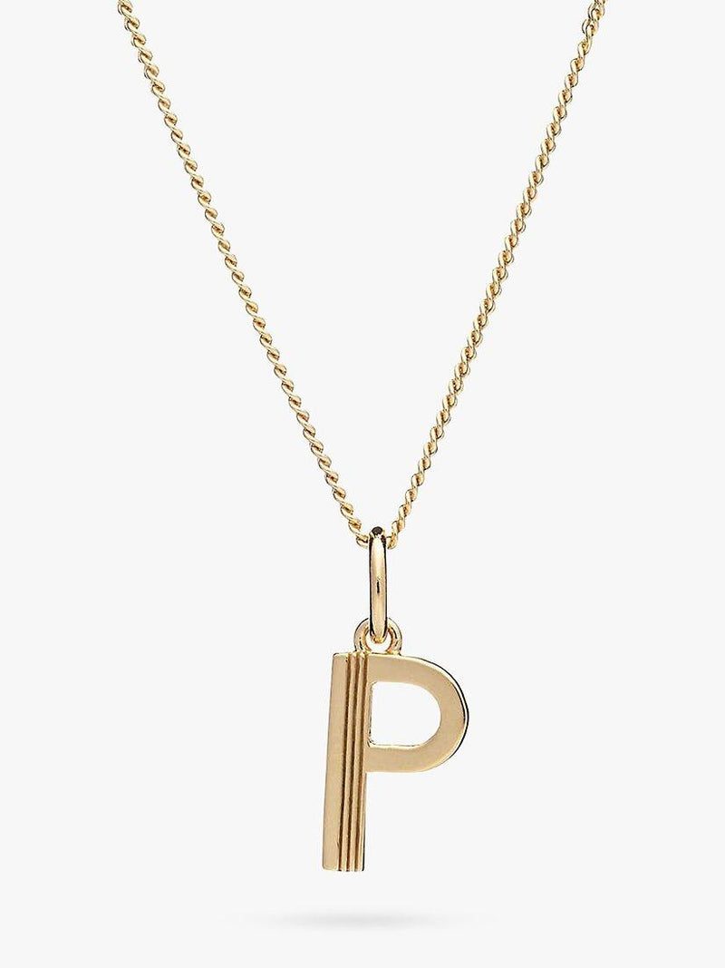 Rachel Jackson London initial necklace gold 46cm, UK version