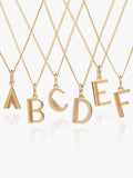 Rachel Jackson London initial necklace gold 46cm, UK version