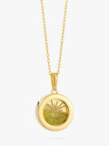 Rachel Jackson London amulet necklace Peridot gold plated (British brand)