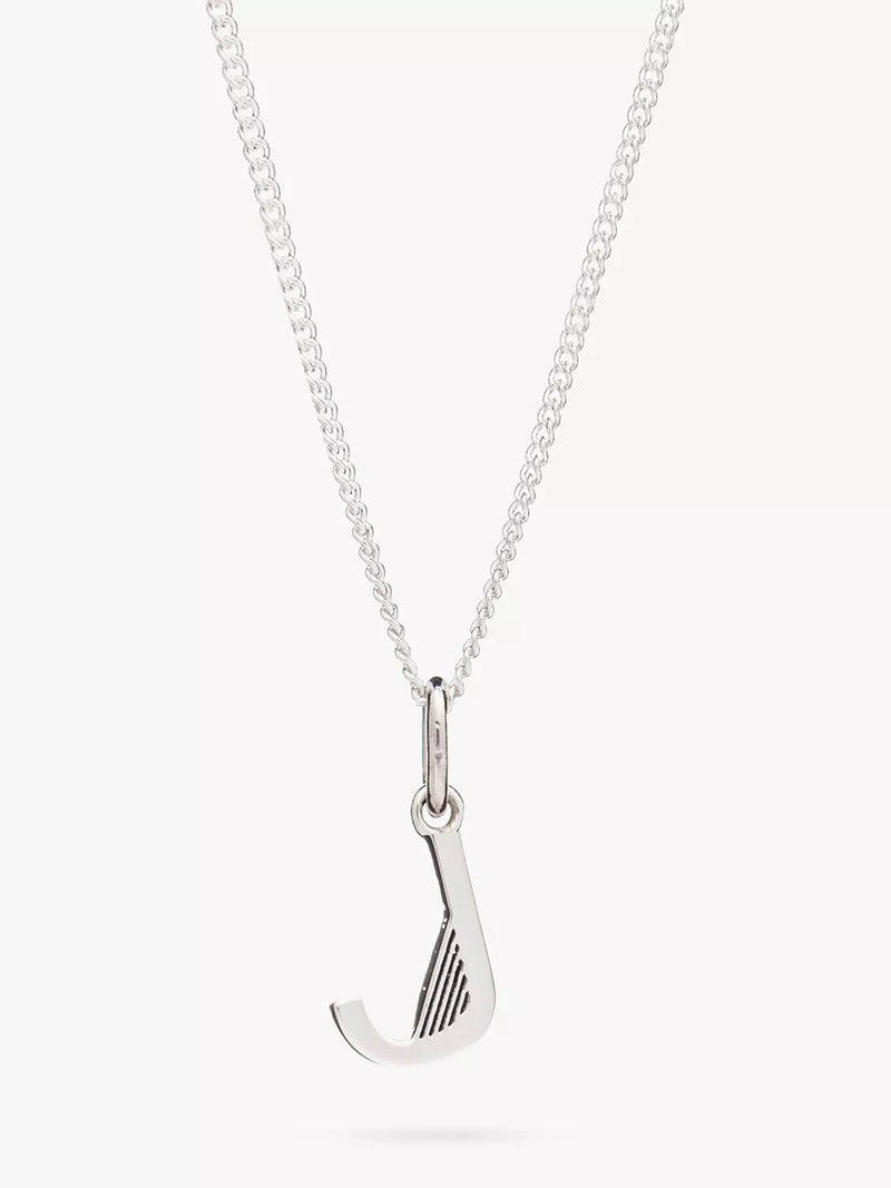 Rachel Jackson London Initial Necklace, Silver, J