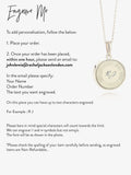 Rachel Jackson London Sonnenamulett-Halskette mit Aquamarin (britische Marke)