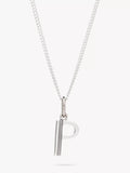 Rachel Jackson London Initial Necklace, Silver, P