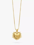 Rachel Jackson London personalised gold heart necklace - British product