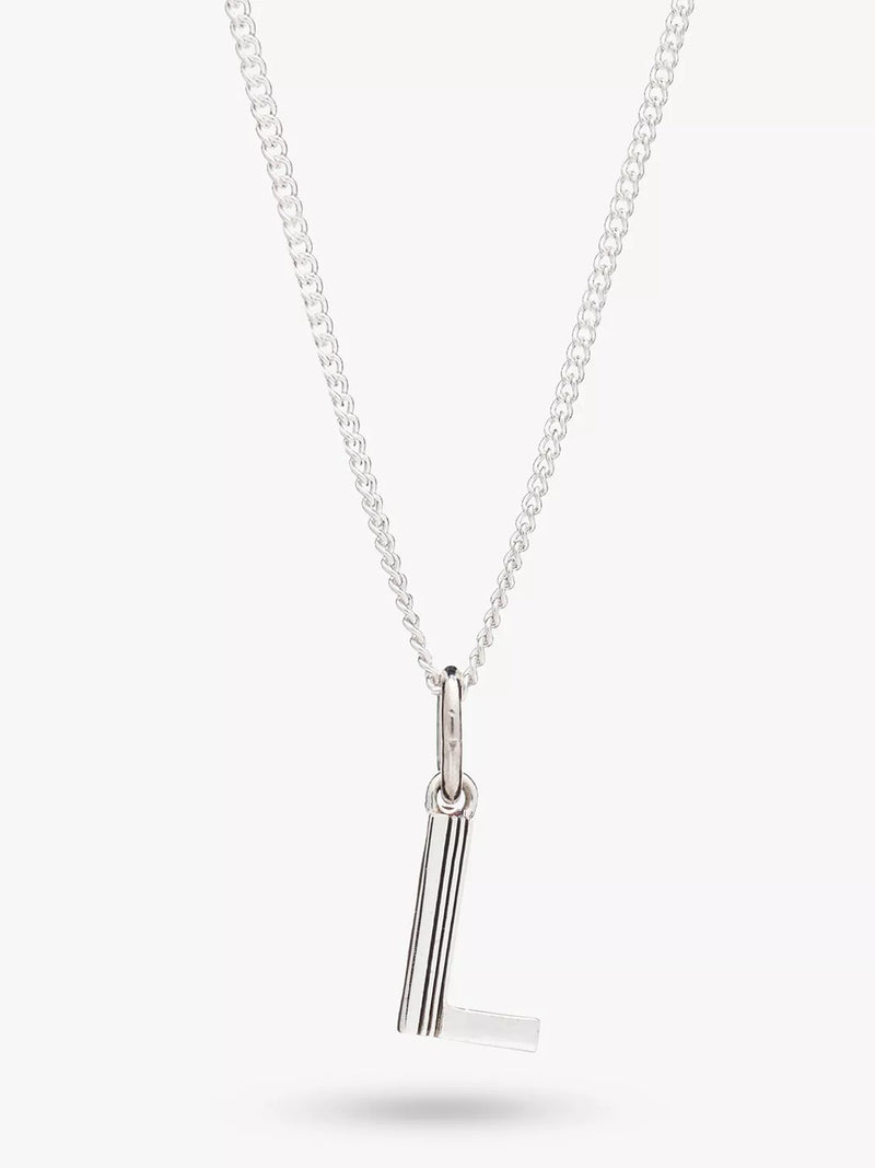 Rachel Jackson London Initial Necklace, Silver, L