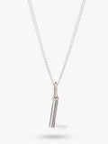 Rachel Jackson London Initial Necklace, Silver, L