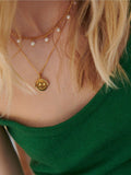 Rachel Jackson London rainbow smiley face spinning necklace, UK version