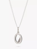 Rachel Jackson London Initial Necklace, Silver, O