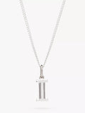 Rachel Jackson London Initial Necklace, Silver, I