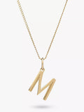 Rachel Jackson London Initial Necklace, Gold, M