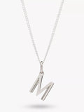 Rachel Jackson London Initial Necklace, Silver, M