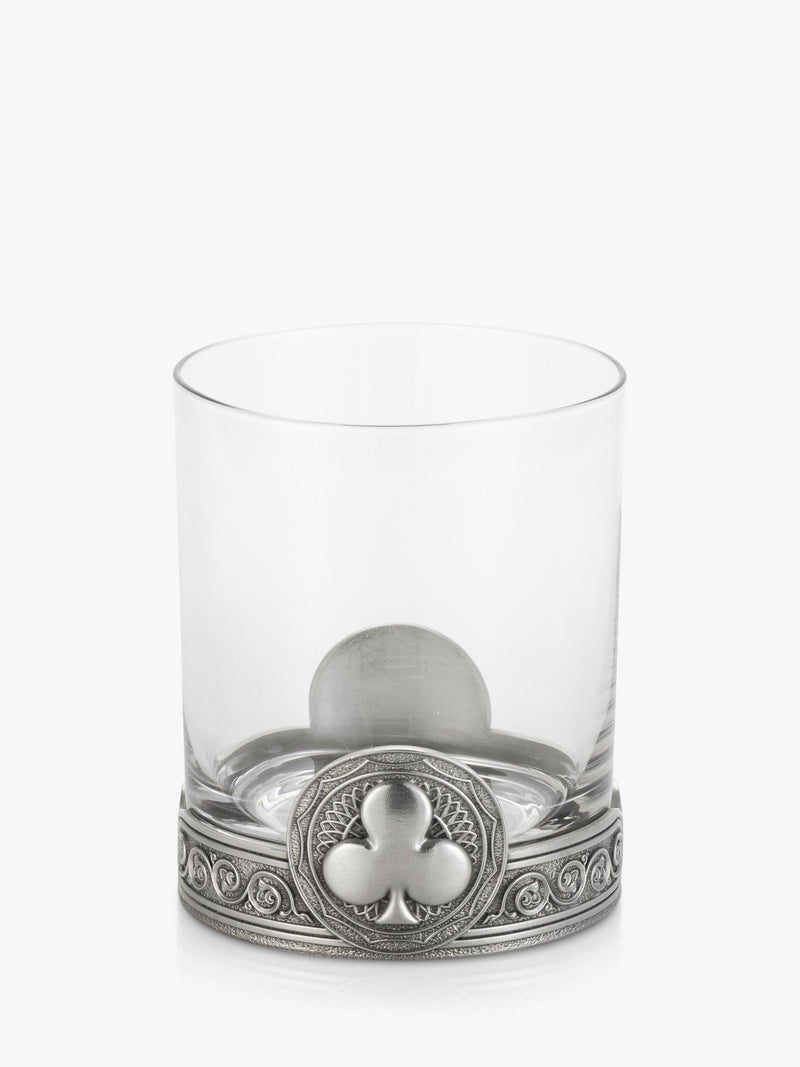 Royal Selangor Ace Clubs tumbler 300ml pewter grey, imported from the UK