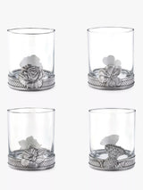 John Lewis Royal Selangor Woodland Glass Tumblers Set of 4 300ml Pewter Grey/Clear- Buy online at McGrocer