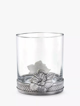 John Lewis Royal Selangor Daffodil Glass Tumbler, Pewter Grey/Clear, 300ml- Buy online at McGrocer