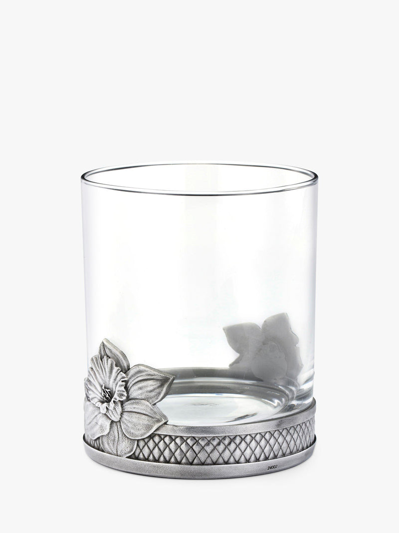 Royal Selangor daffodil glass tumbler 300ml, UK version