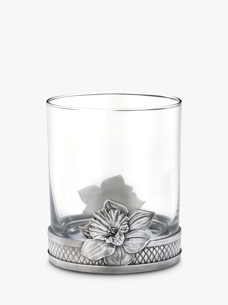 Royal Selangor daffodil glass tumbler 300ml, UK version