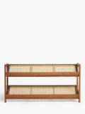 John Lewis bamboo shoe rack 2 tier, imported from the UK