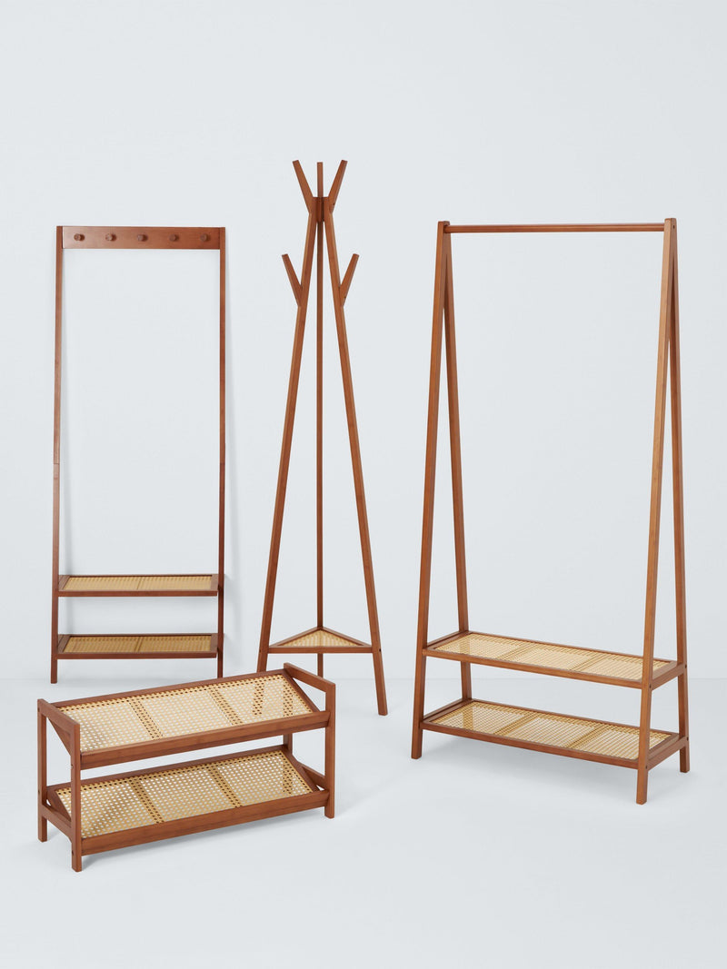 John Lewis bamboo shoe rack 2 tier, imported from the UK