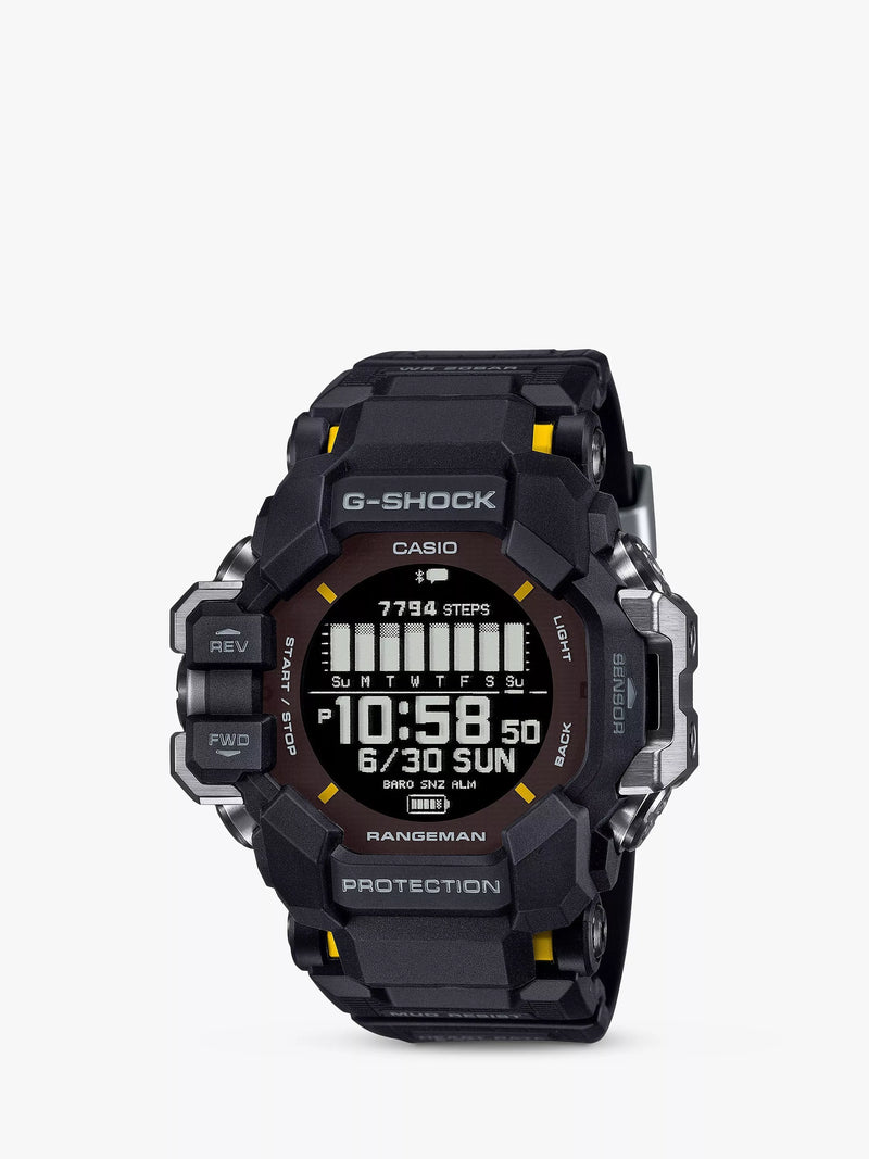 Casio G-SHOCK Rangeman solar watch with resin strap - British product