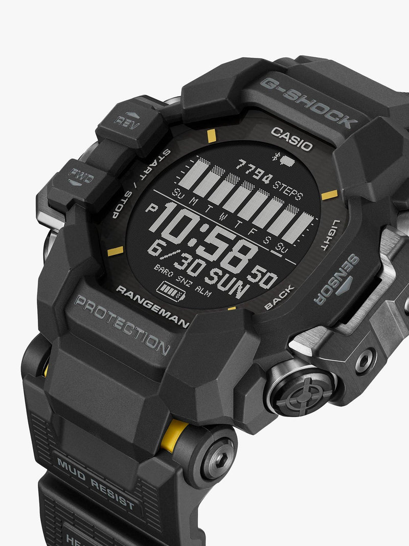 Casio G-SHOCK Rangeman solar watch with resin strap - British product