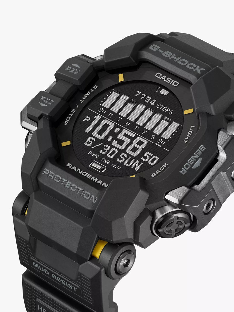 Casio G-SHOCK Rangeman solar watch with resin strap - British product