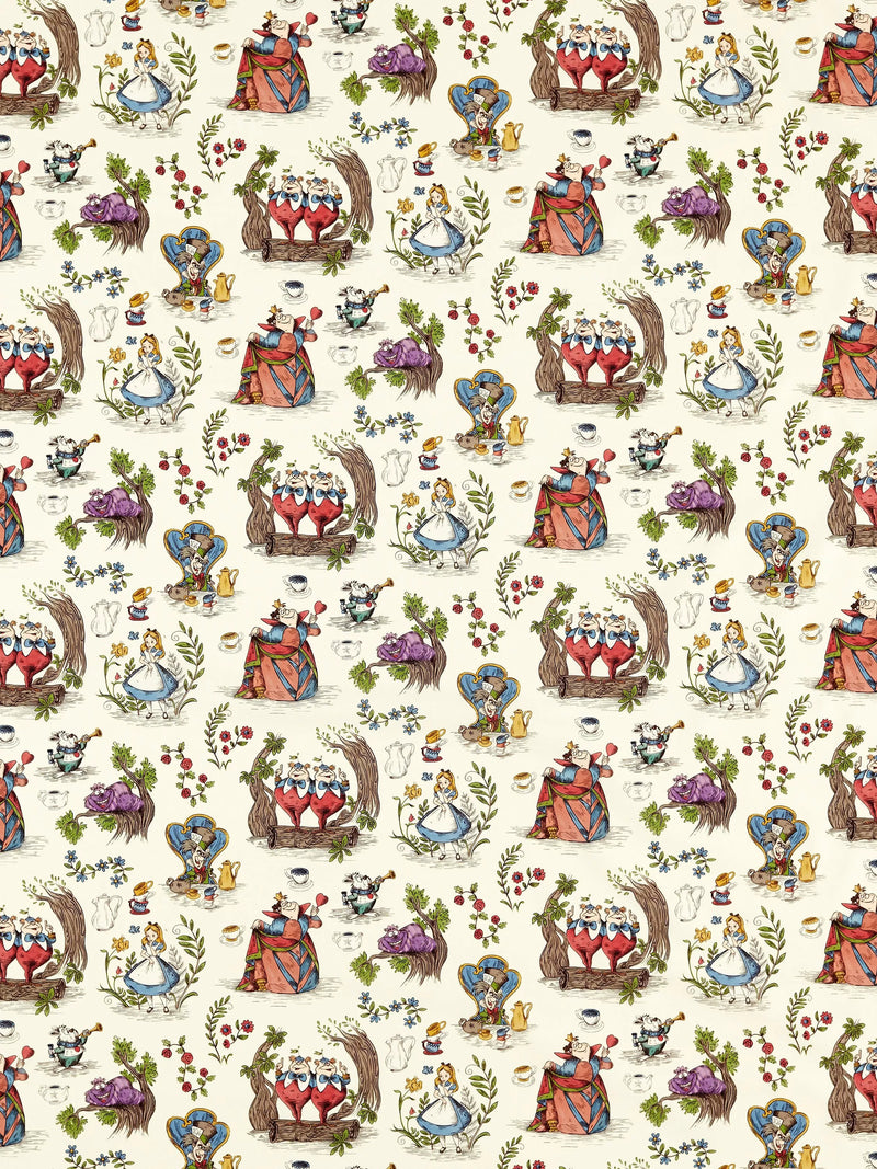 Disney Home x Sanderson Alice Furnishing Fabric 139cm