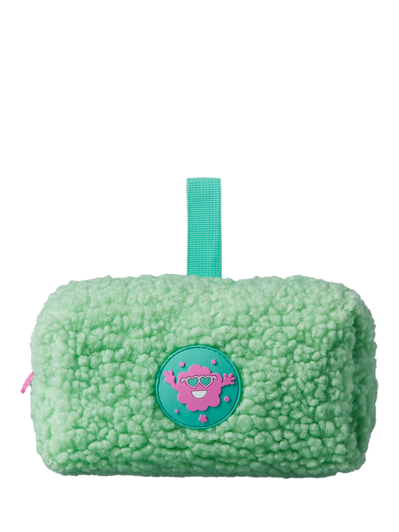 Tinc Mintees fluffy pencil case green (British brand)