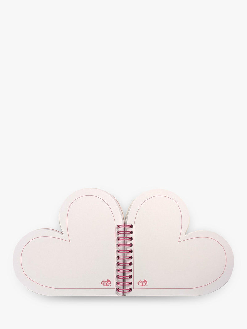Tinc Mallo Heart notebook A5, imported from the UK