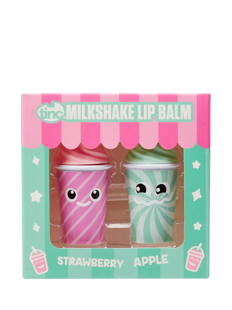 Tinc Milkshake Lip Balms Set of 2 Apple Strawberry (British brand)