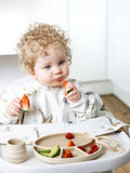 Bibado weaning bundle with bib, plate, bowl, and cutlery - British product