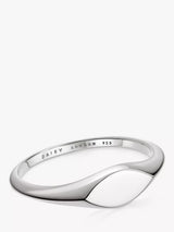 John Lewis Daisy London Personalised Estée Lalonde Mini Signet Ring- Buy online at McGrocer
