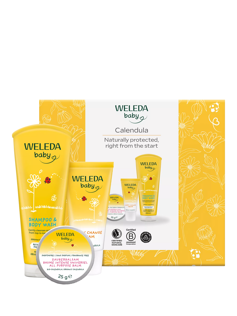 Weleda Calendula baby care gift set (British brand)
