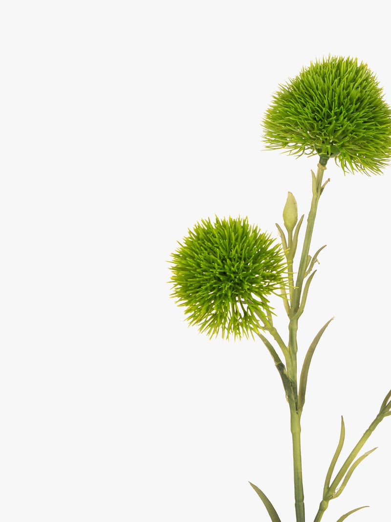 Floralsilk artificial Dianthus spray Green H63cm - British product