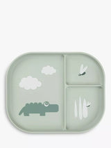 John Lewis Done by Deer Foodie Kids' Compartment Plate Green- Buy online at McGrocer