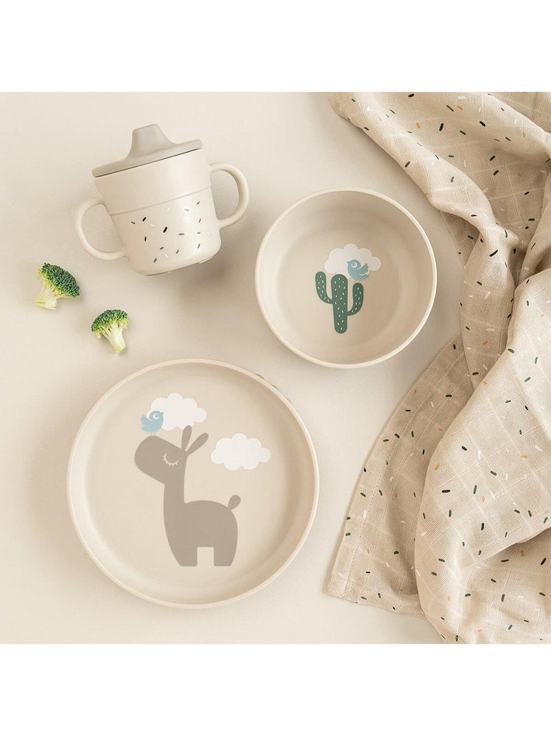 Done by Deer toddler dinner set Lalee Sand - British product