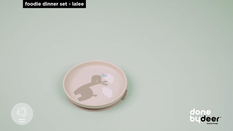 Done by Deer toddler dinner set Lalee Sand - British product