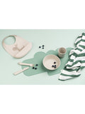 Done by Deer silicone bibs Sand/Green pack of 2 - British product