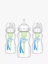 John Lewis Anti-Colic Baby Bottles with Removable Vent System, Pack of 3, 270ml- Buy online at McGrocer