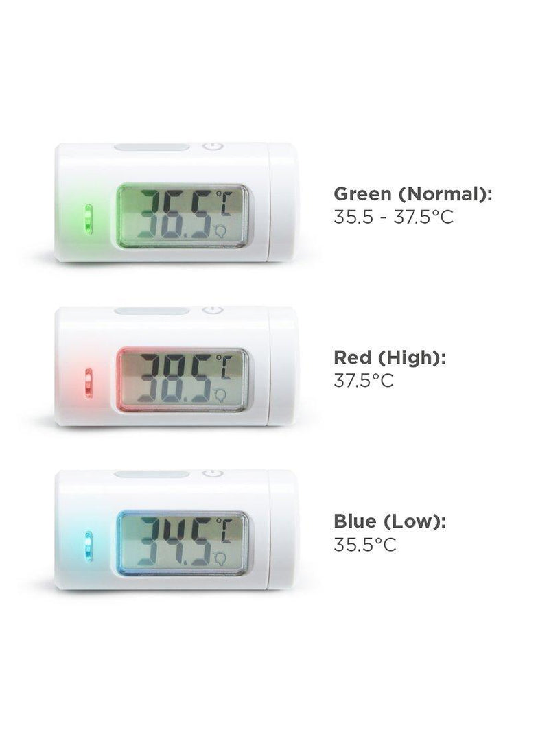 Munchkin mini baby thermometer with travel case, imported from the UK