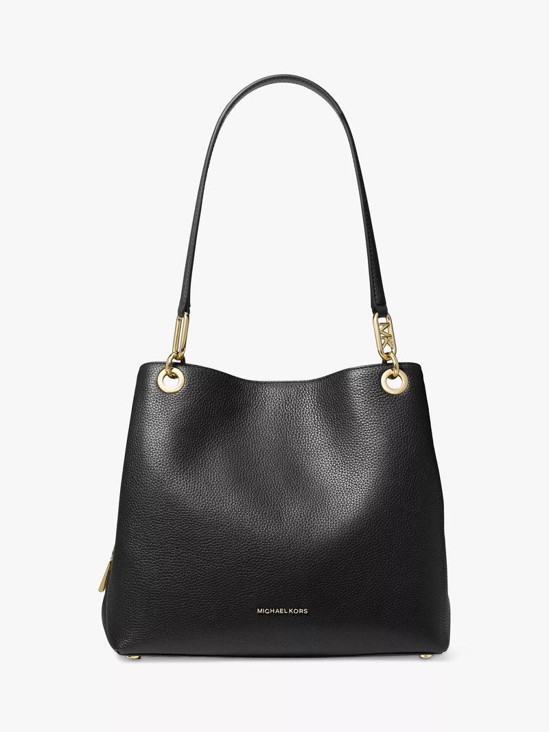 Michael Kors Kensington leather tote bag black, UK version