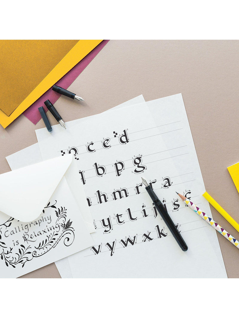 Manuscript 6-piece calligraphy set for beginners, imported from the UK